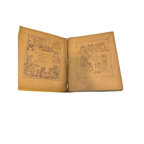 Antique Book Rhymes And Pictures From Mother Goose 1900’s Hurst & Company - Picture 13 of 14